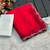 Red Color Handmades Diamond Silk Blend Saree
