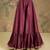 Mauve pink embroidered tissue sharara set