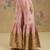 Blush pink embroidered chanderi silk sharara set