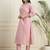 Women Ethnic Motifs Embroidered Regular Thread Work Kurta with Trouser
