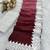 Maroon Color White Chikkan Less Border Silk Blend Saree