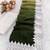 Parrot Green Color White Chikkan Less Border Silk Blend Saree