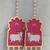  cow theme pearl beads wall hanging decorative latkan for home entrance pooja room festival decor pack of 2