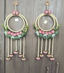  traditional decorative handmade multicolour moti chudi peony hanging for decoration