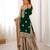 Green & beige designer sharara suit