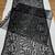 Black butterfly net saree with 5mm sequins work & jhalar pallu