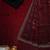 Maroon fendy chiffon saree with zarkan hand work & space silk blend blouse