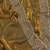 Olive gold fendy chiffon saree with artisan hand work & swarovski blouse