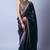 Bollywood style dark purple jimmy choo saree with sequins work