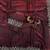 Maroon fendy chiffon saree with elegant diamond work & matching blouse