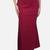 Neckbook maroon solid drawstring best slim fit saree shapewear for women