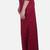 Neckbook maroon solid drawstring best slim fit saree shapewear for women