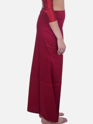 Neckbook maroon solid drawstring best slim fit saree shapewear for women 4