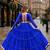 Blue Laheriya Free Size Stitched Navratri Lehenga Choli with Gota Patti & Mirro Work