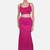 Neckbook rani solid drawstring best slim fit saree shapewear for women