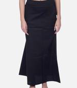 Neckbook black solid drawstring best slim fit saree shapewear for women
