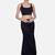 Neckbook black solid drawstring best slim fit saree shapewear for women