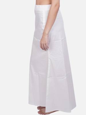 Neckbook white solid drawstring best slim fit saree shapewear for women 3