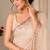 Elegant silk blend saree with sparkling diamond work & blouse piece