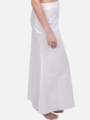 Neckbook white solid drawstring best slim fit saree shapewear for women 4