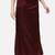 Neckbook satin burgundy color petticoat