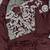 Chocolate brown chinon silk blend ready-to-wear jacket saree set