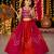 Multicolor Lace Work Kids Chaniya Choli for Navratri Garba and Dandiya