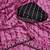 Pink viscose rangoli saree with floral embroidery & real mirror work