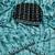 Sky blue viscose rangoli saree with floral embroidery & real mirror work