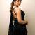 Black georgette saree with heavy multi-embroidery stitch work