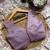 Lavender soft organza saree with floral embroidery & raw silk blend blouse
