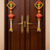  handmade shubh labh hanging with parrot design decorative door wall hanging for home entrance 