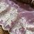 Lavender soft organza saree with floral embroidery & raw silk blend blouse