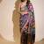 Multicolor shilpa shetty patola print georgette saree with sequins & swarovski