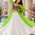 Parrot  Readymade Frill Lehenga With Kutch Work Kurti For Navratri Kediya - full stitched free size