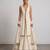 Ivory Embroidered Organza Lehenga Set