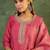 Women Ethnic Motifs Regular Thread Work Kurta with Trousers & With Dupatta