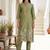 Women Floral Embroidered Regular Thread Work Kurta with Trousers
