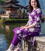 Women Ethnic Motifs Printed Regular Pure Cotton Kurta with Trousers