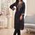 Women Ethnic Motifs Embroidered Regular Thread Work Liva Kurta with Trousers