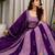 Lavender Embroidery and sequins Aari mirror Silk Blend Lahenga Choli Set