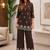 Elegant embroidered daily wear cotton co-ord set for women