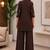 Elegant embroidered daily wear cotton co-ord set for women