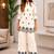 Elegant embroidered daily wear cotton co-ord set for women