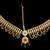 multicolor color kundan & agate stone maang tikka | gold plated