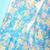 Sky blue floral anarkali dress with dupatta