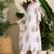Women Floral Printed Pure Cotton A-Line Kurta with Trousers