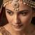 Kundan & agate stone maang tikka | gold plated