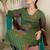 Women Floral Printed Regular Beads and Stones Kurta with Trousers & With Dupatta