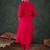 Women Floral Embroidered Kurta with Trousers